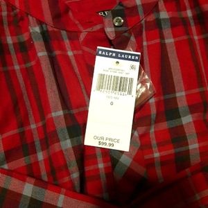 Lauren Ralph Lauren plaid long sleeve dress